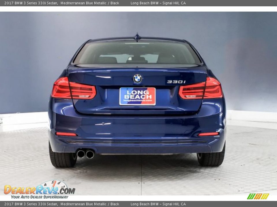 2017 BMW 3 Series 330i Sedan Mediterranean Blue Metallic / Black Photo #3