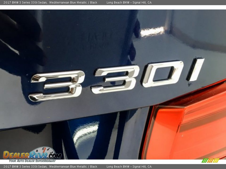 2017 BMW 3 Series 330i Sedan Mediterranean Blue Metallic / Black Photo #7