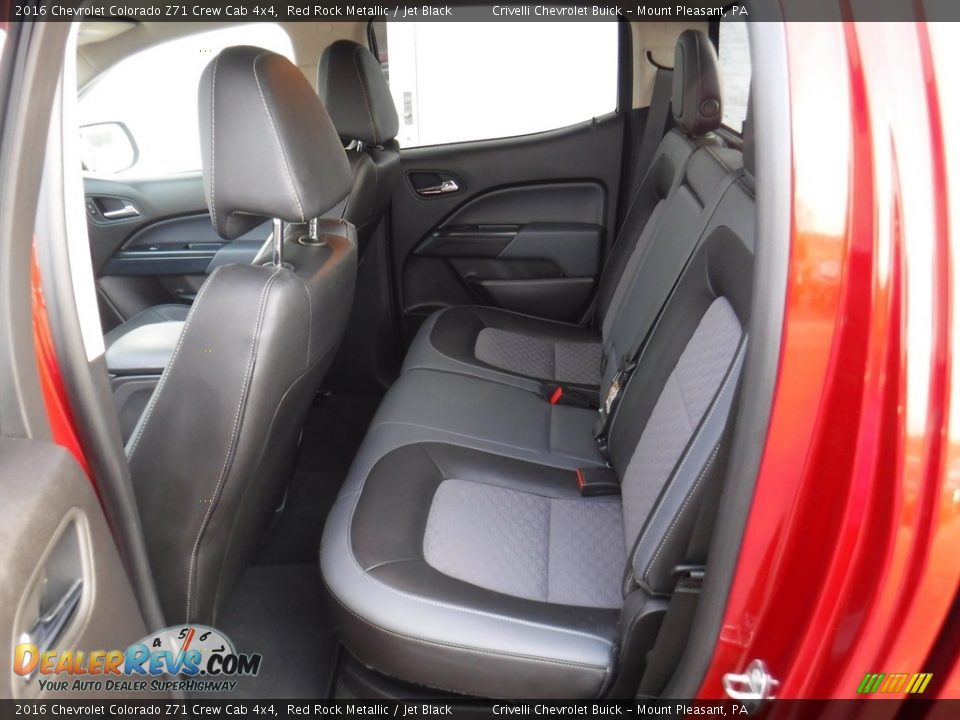 2016 Chevrolet Colorado Z71 Crew Cab 4x4 Red Rock Metallic / Jet Black Photo #28