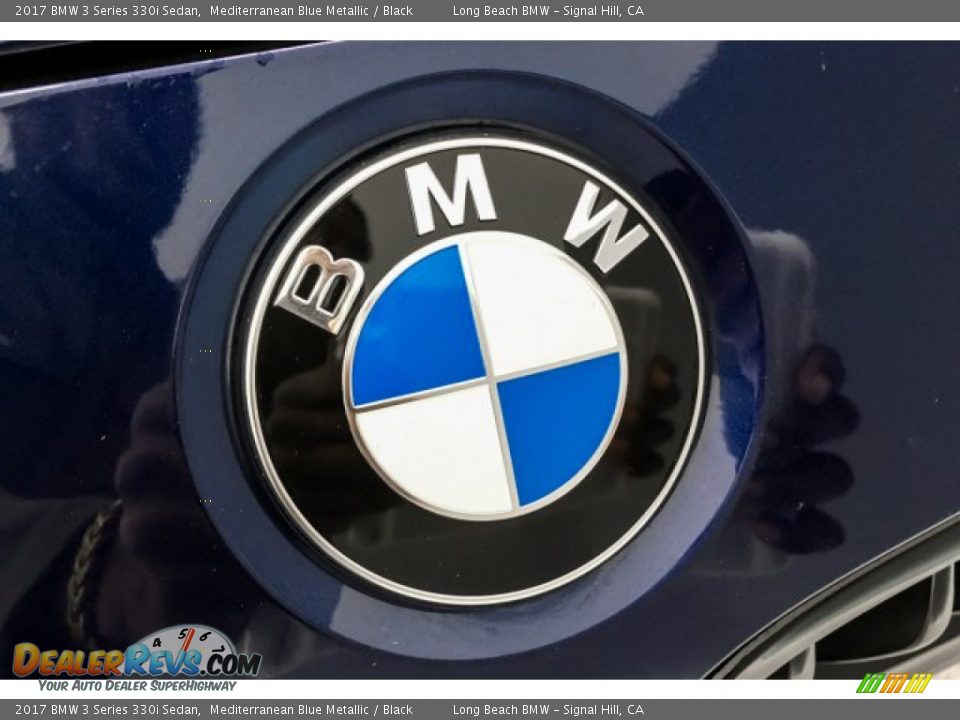 2017 BMW 3 Series 330i Sedan Mediterranean Blue Metallic / Black Photo #34