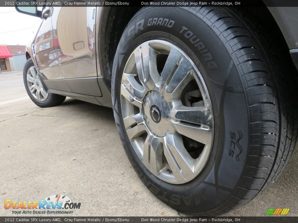 2012 Cadillac SRX Luxury AWD Gray Flannel Metallic / Ebony/Ebony Photo #12