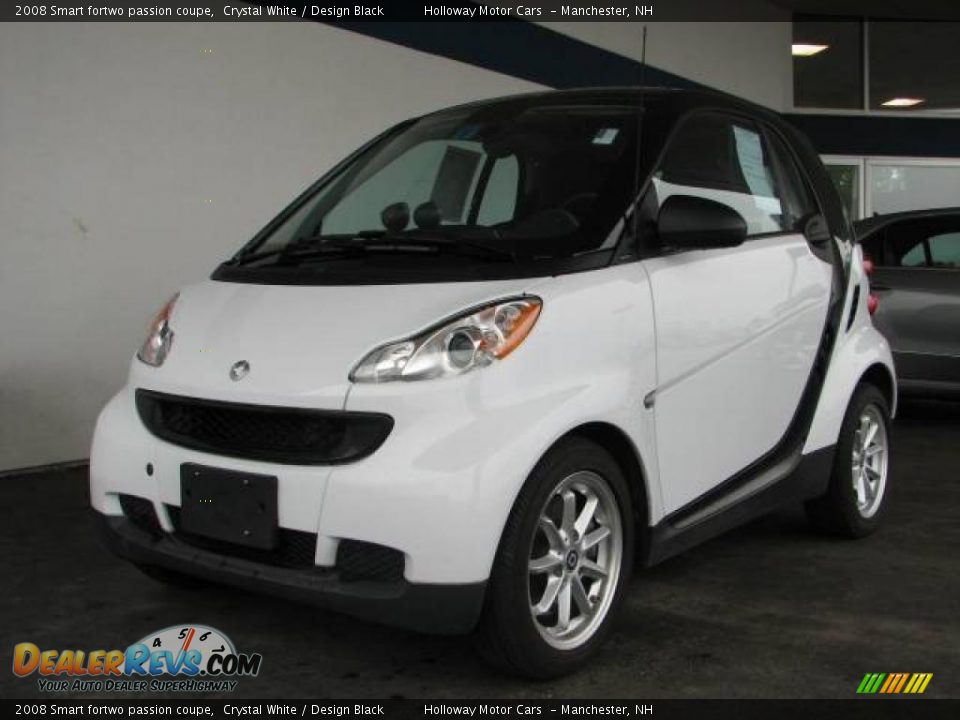 2008 Smart fortwo passion coupe Crystal White / Design Black Photo #1