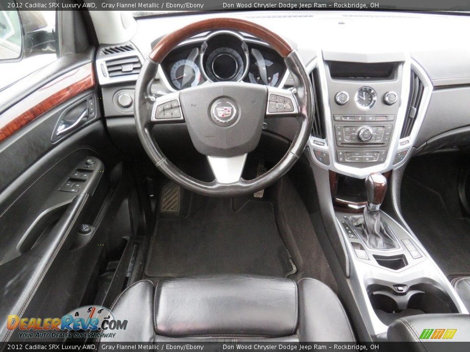 2012 Cadillac SRX Luxury AWD Gray Flannel Metallic / Ebony/Ebony Photo #29