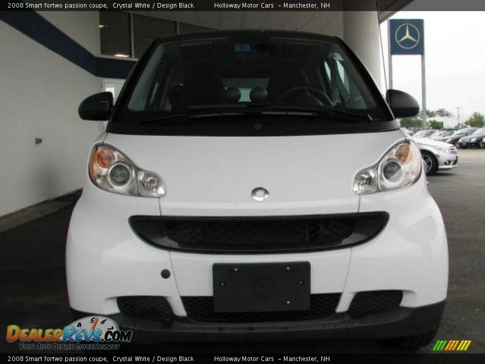 2008 Smart fortwo passion coupe Crystal White / Design Black Photo #2