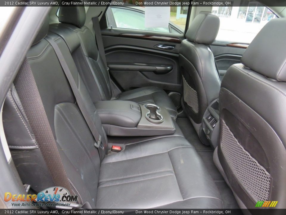 2012 Cadillac SRX Luxury AWD Gray Flannel Metallic / Ebony/Ebony Photo #31