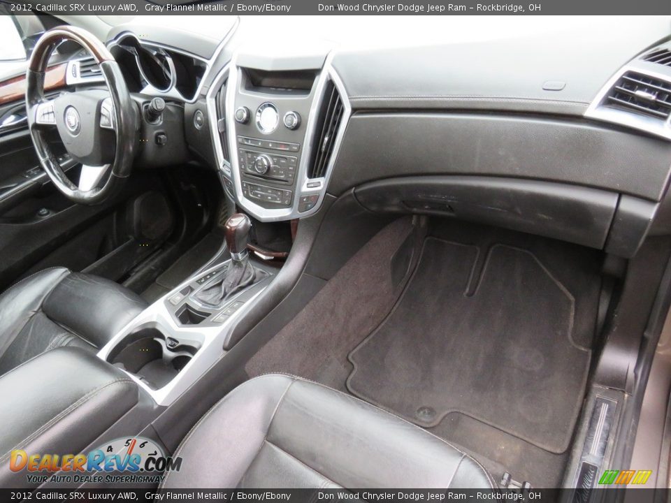 2012 Cadillac SRX Luxury AWD Gray Flannel Metallic / Ebony/Ebony Photo #34
