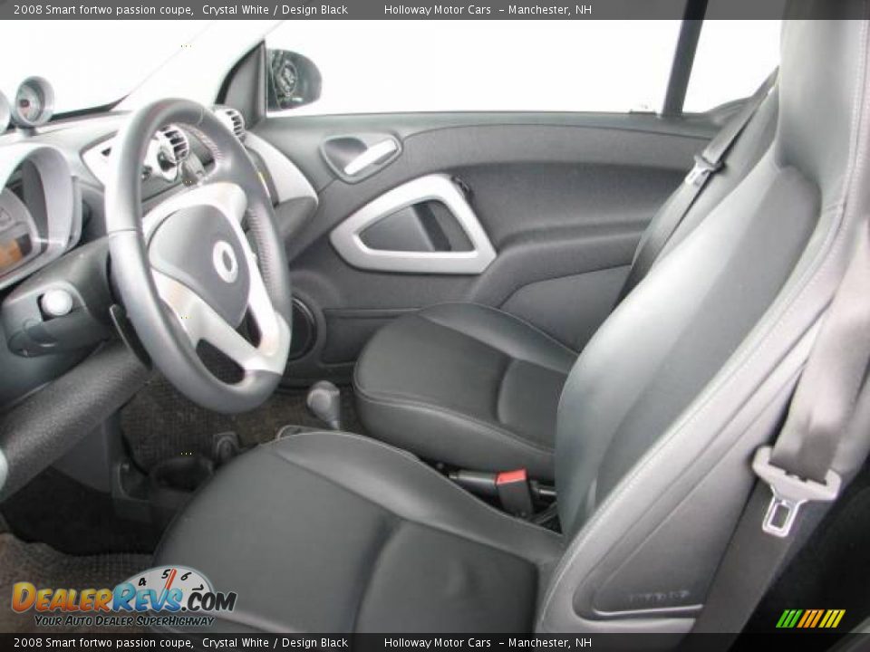 2008 Smart fortwo passion coupe Crystal White / Design Black Photo #7