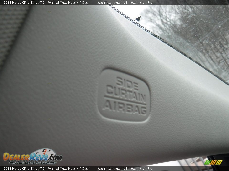 2014 Honda CR-V EX-L AWD Polished Metal Metallic / Gray Photo #24