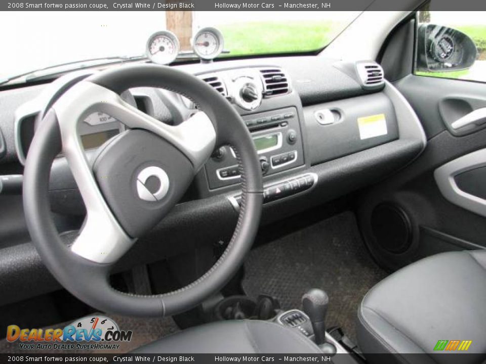 2008 Smart fortwo passion coupe Crystal White / Design Black Photo #8