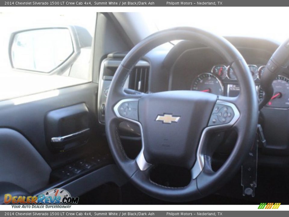 2014 Chevrolet Silverado 1500 LT Crew Cab 4x4 Summit White / Jet Black/Dark Ash Photo #18