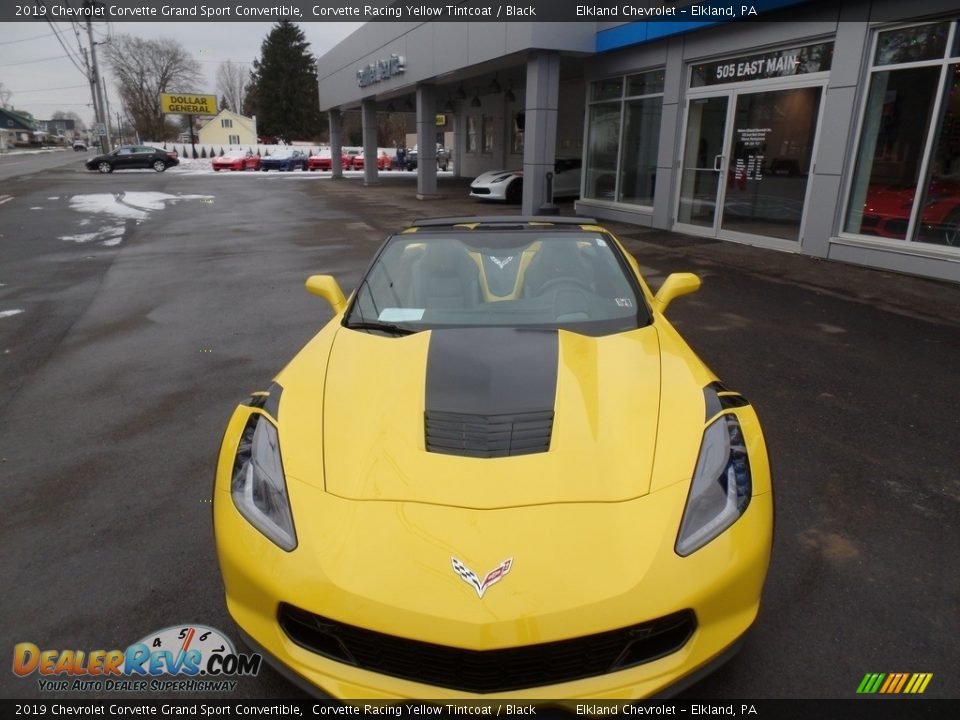 2019 Chevrolet Corvette Grand Sport Convertible Corvette Racing Yellow Tintcoat / Black Photo #4