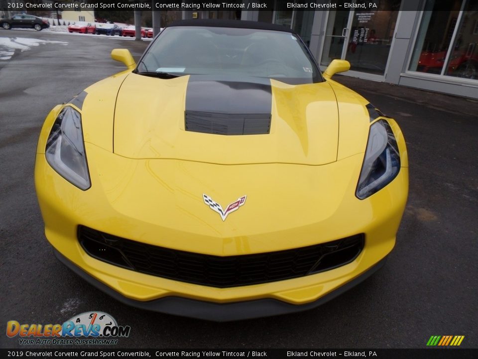 2019 Chevrolet Corvette Grand Sport Convertible Corvette Racing Yellow Tintcoat / Black Photo #8
