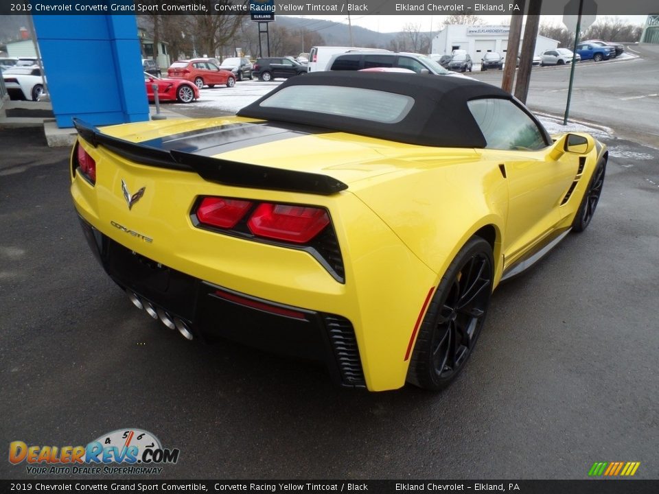 2019 Chevrolet Corvette Grand Sport Convertible Corvette Racing Yellow Tintcoat / Black Photo #13