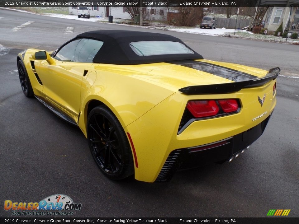 2019 Chevrolet Corvette Grand Sport Convertible Corvette Racing Yellow Tintcoat / Black Photo #15