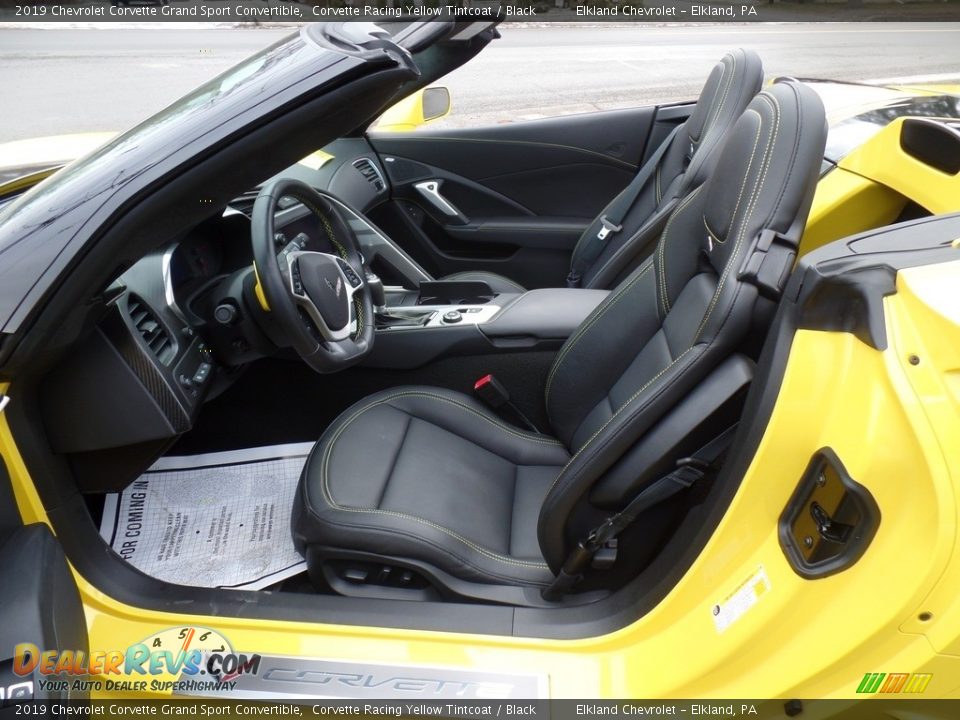 Black Interior - 2019 Chevrolet Corvette Grand Sport Convertible Photo #21
