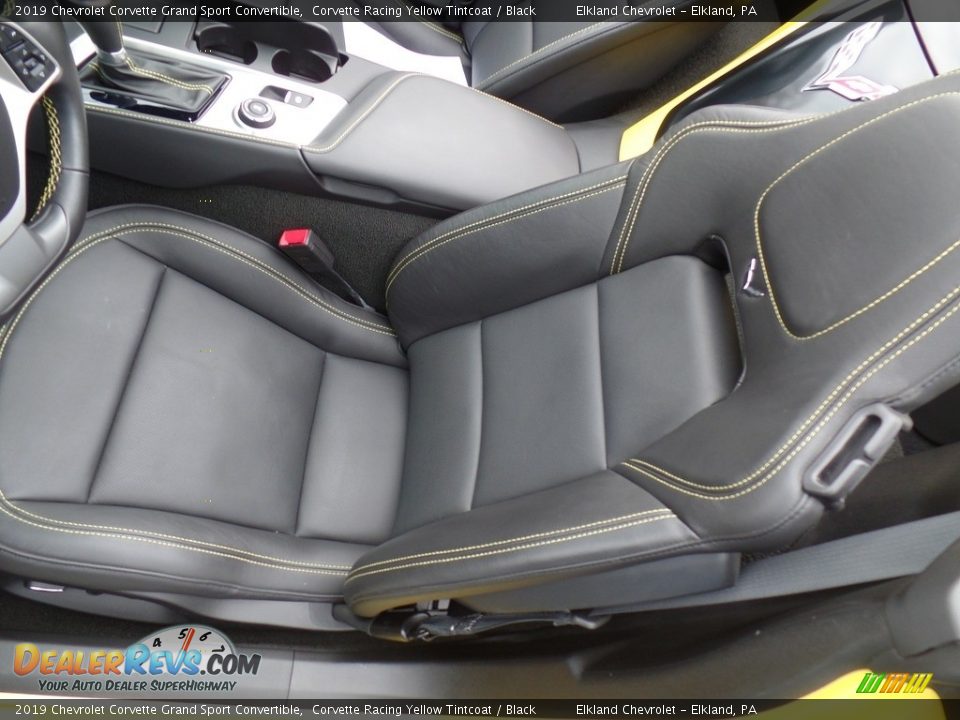 Front Seat of 2019 Chevrolet Corvette Grand Sport Convertible Photo #22