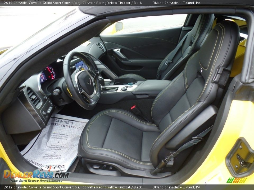 Front Seat of 2019 Chevrolet Corvette Grand Sport Convertible Photo #27