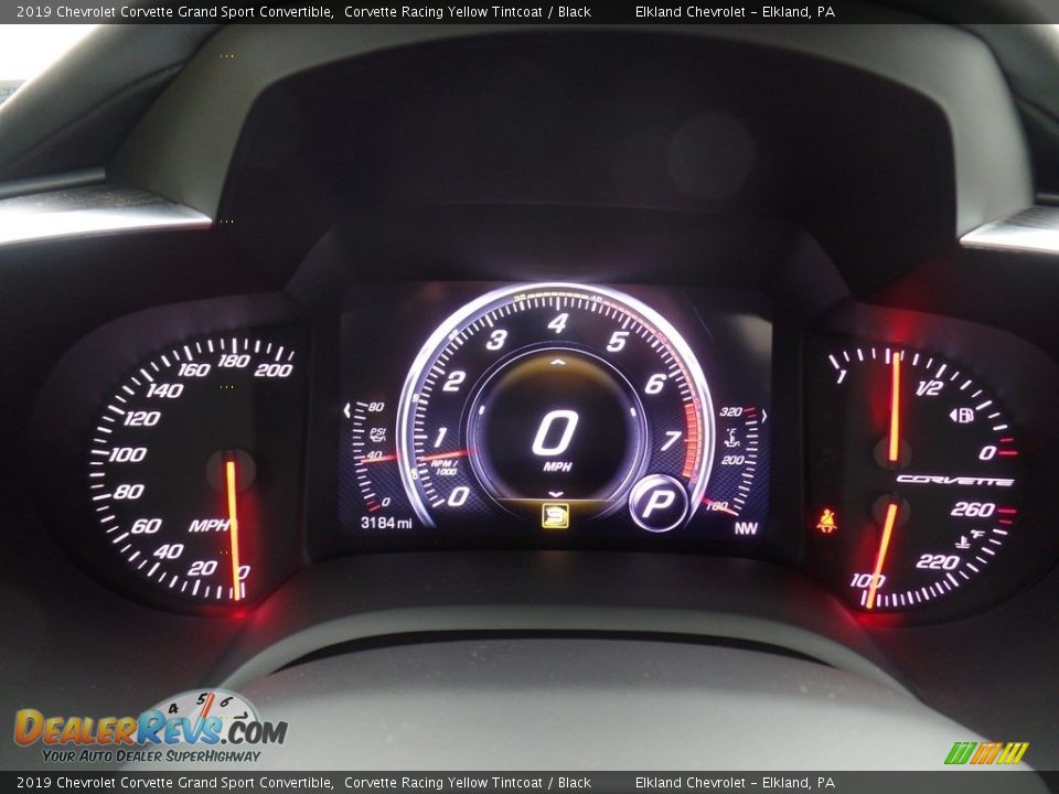 2019 Chevrolet Corvette Grand Sport Convertible Gauges Photo #34