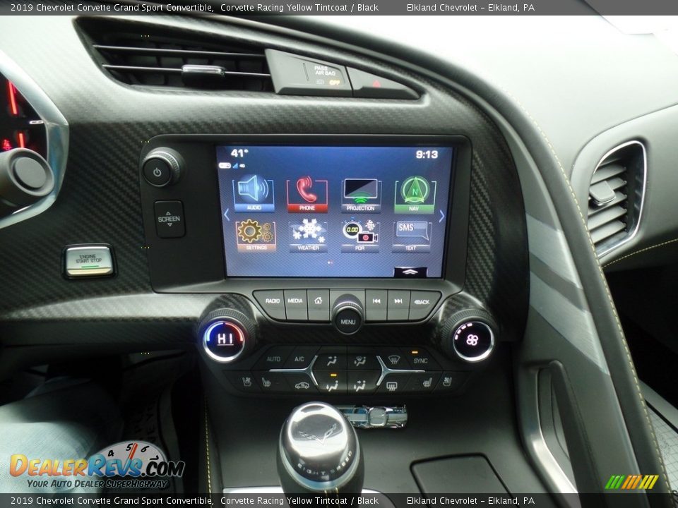 Controls of 2019 Chevrolet Corvette Grand Sport Convertible Photo #35