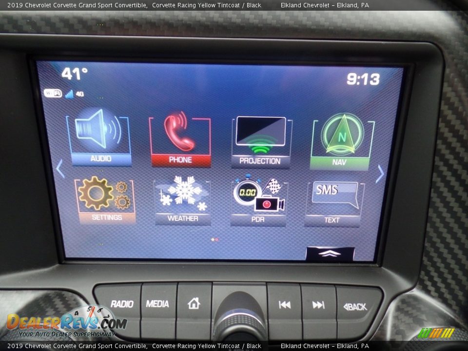Controls of 2019 Chevrolet Corvette Grand Sport Convertible Photo #36