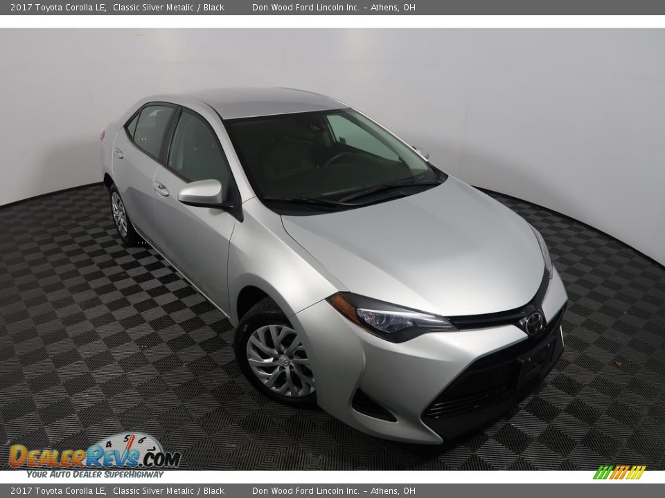 2017 Toyota Corolla LE Classic Silver Metalic / Black Photo #2