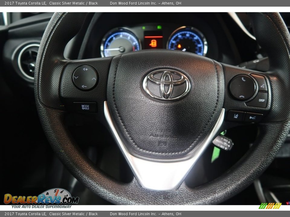 2017 Toyota Corolla LE Classic Silver Metalic / Black Photo #18