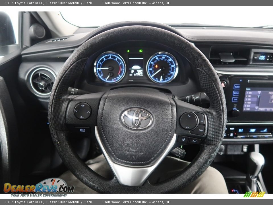 2017 Toyota Corolla LE Classic Silver Metalic / Black Photo #20