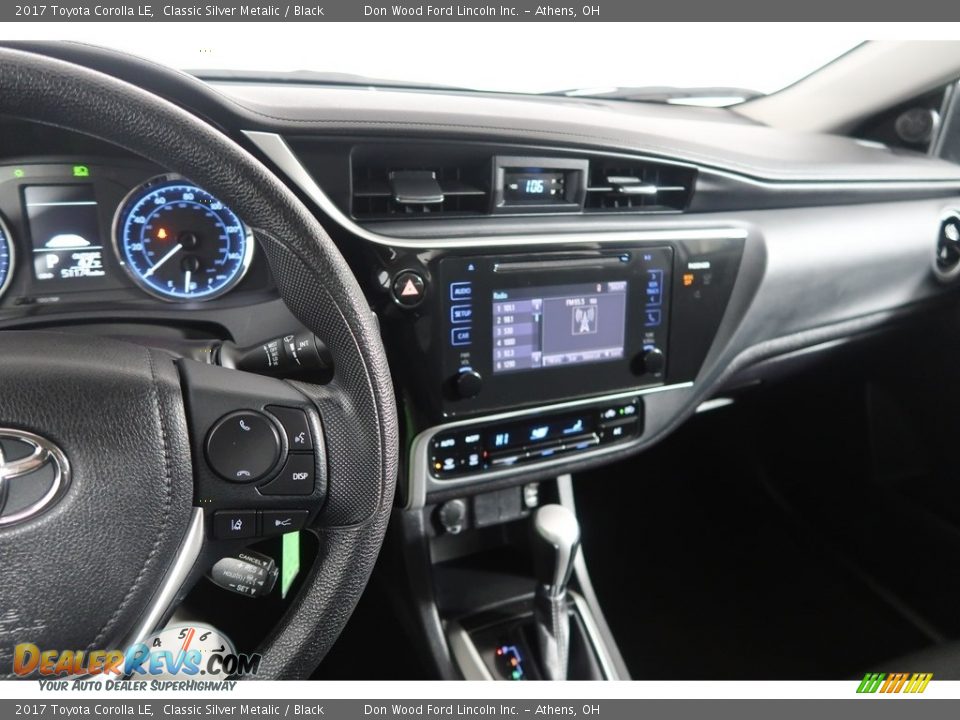 2017 Toyota Corolla LE Classic Silver Metalic / Black Photo #21