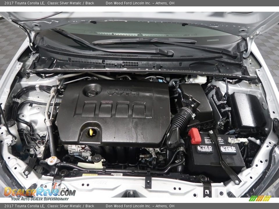 2017 Toyota Corolla LE Classic Silver Metalic / Black Photo #35