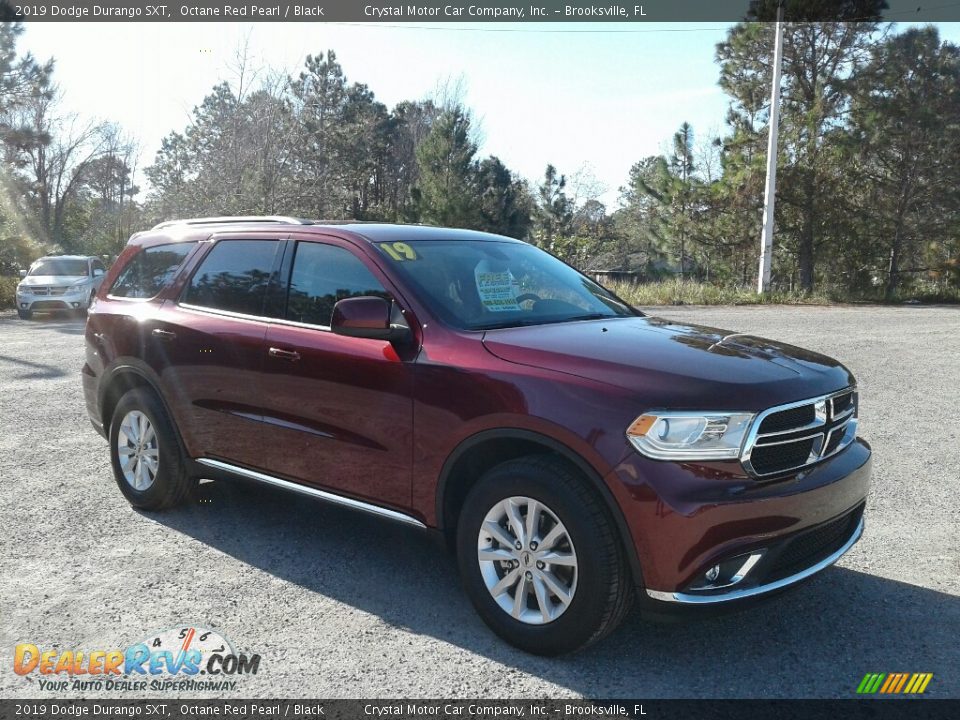 2019 Dodge Durango SXT Octane Red Pearl / Black Photo #7
