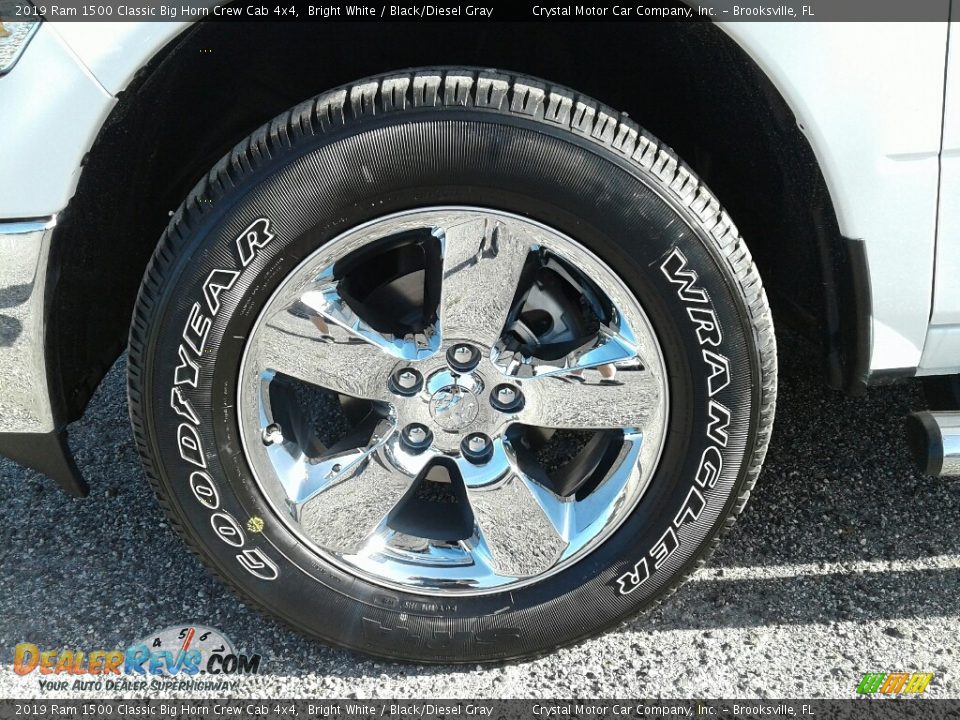 2019 Ram 1500 Classic Big Horn Crew Cab 4x4 Bright White / Black/Diesel Gray Photo #20