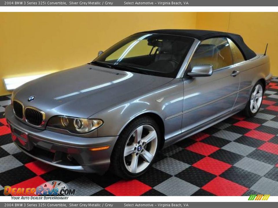 2004 BMW 3 Series 325i Convertible Silver Grey Metallic / Grey Photo #3