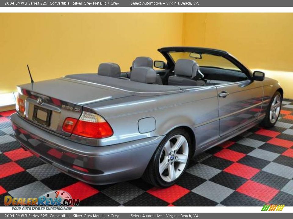 2004 BMW 3 Series 325i Convertible Silver Grey Metallic / Grey Photo #4