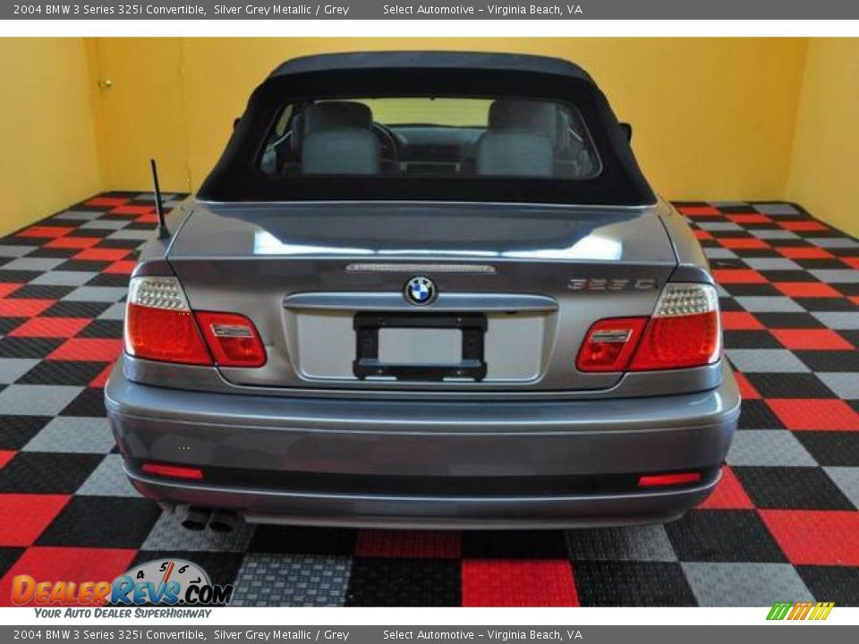 2004 BMW 3 Series 325i Convertible Silver Grey Metallic / Grey Photo #6