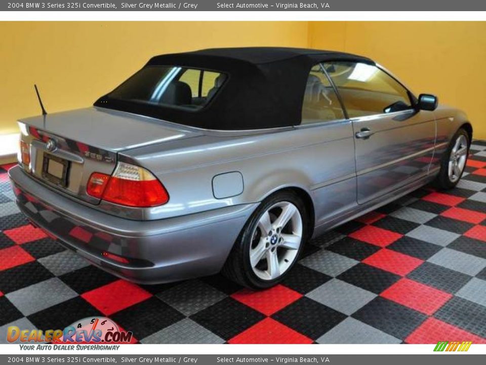 2004 BMW 3 Series 325i Convertible Silver Grey Metallic / Grey Photo #7