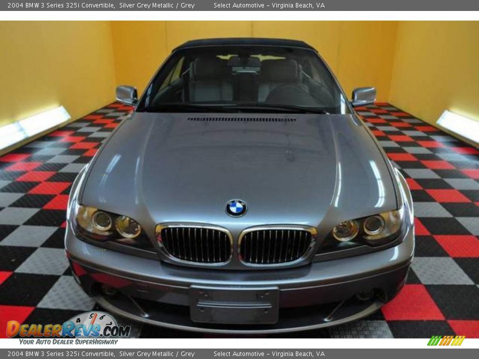 2004 BMW 3 Series 325i Convertible Silver Grey Metallic / Grey Photo #8
