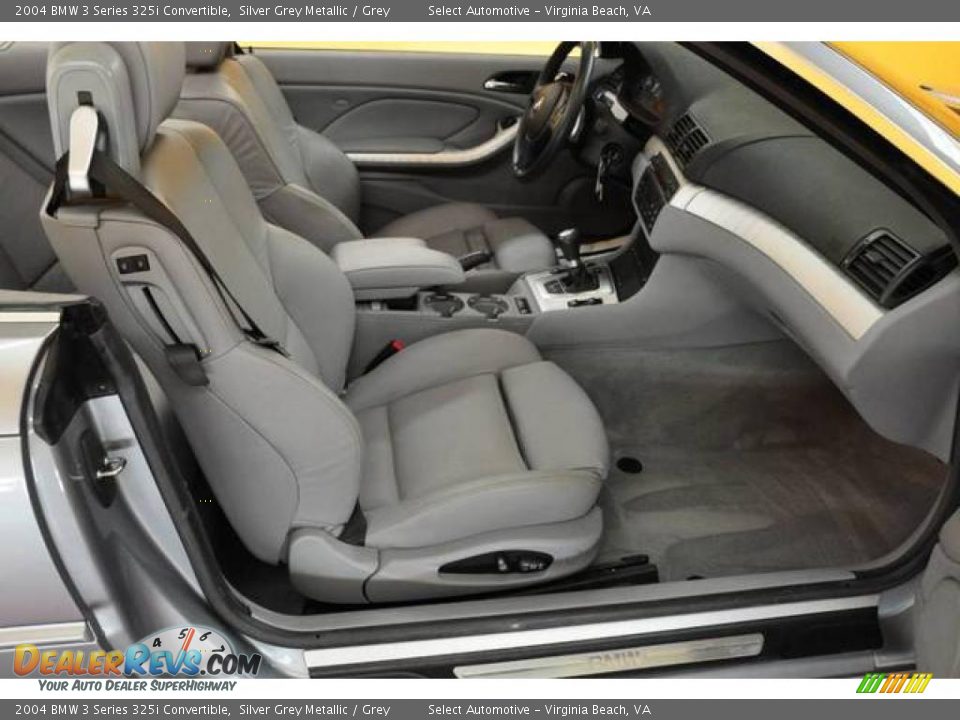 2004 BMW 3 Series 325i Convertible Silver Grey Metallic / Grey Photo #13