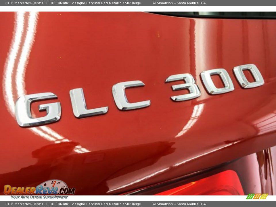 2016 Mercedes-Benz GLC 300 4Matic designo Cardinal Red Metallic / Silk Beige Photo #7