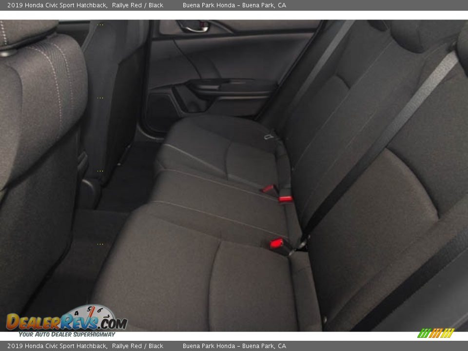 2019 Honda Civic Sport Hatchback Rallye Red / Black Photo #13