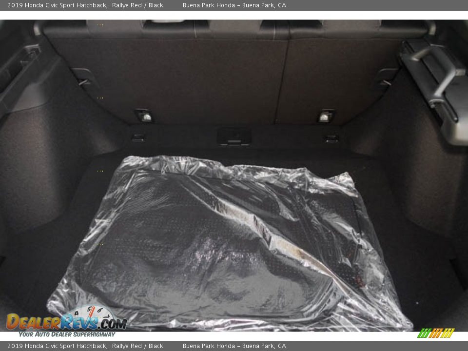 2019 Honda Civic Sport Hatchback Rallye Red / Black Photo #16
