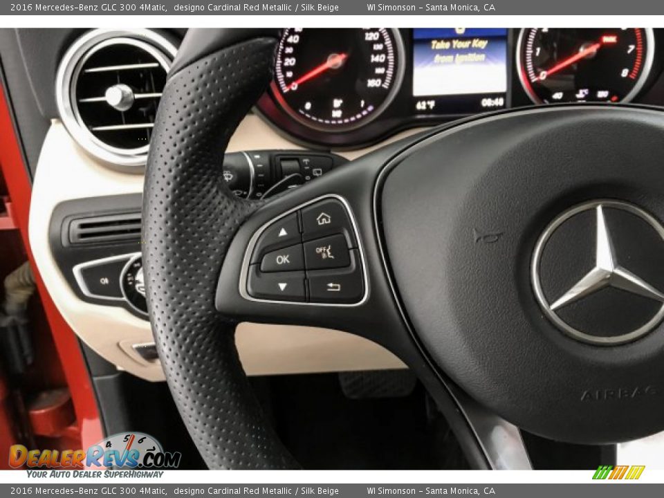 2016 Mercedes-Benz GLC 300 4Matic designo Cardinal Red Metallic / Silk Beige Photo #19