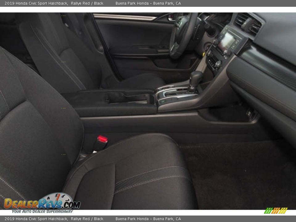 2019 Honda Civic Sport Hatchback Rallye Red / Black Photo #19
