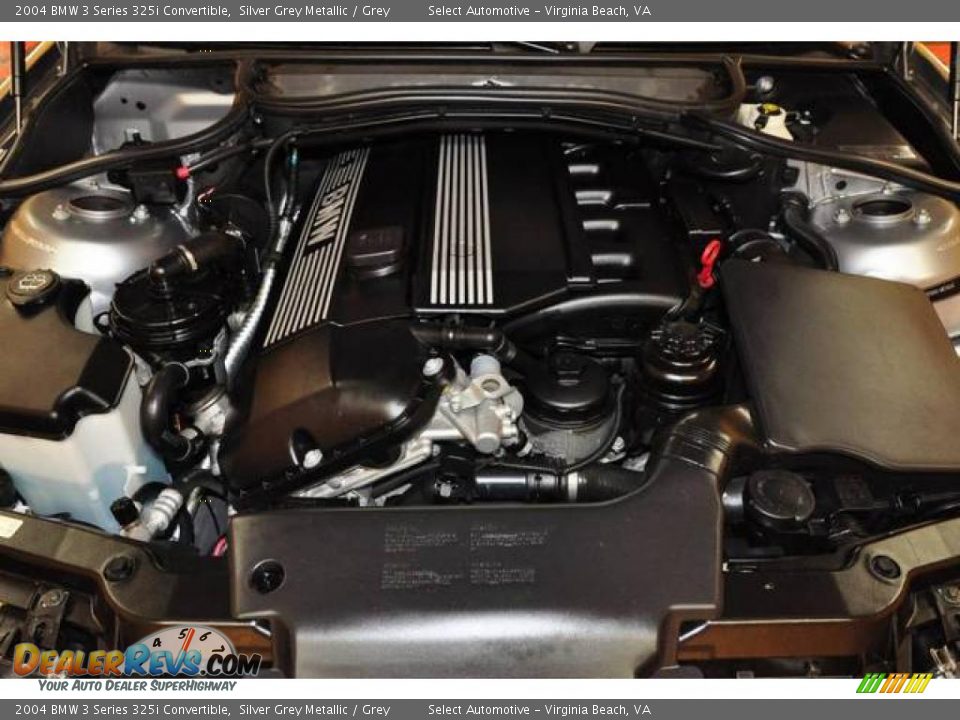2004 BMW 3 Series 325i Convertible Silver Grey Metallic / Grey Photo #15