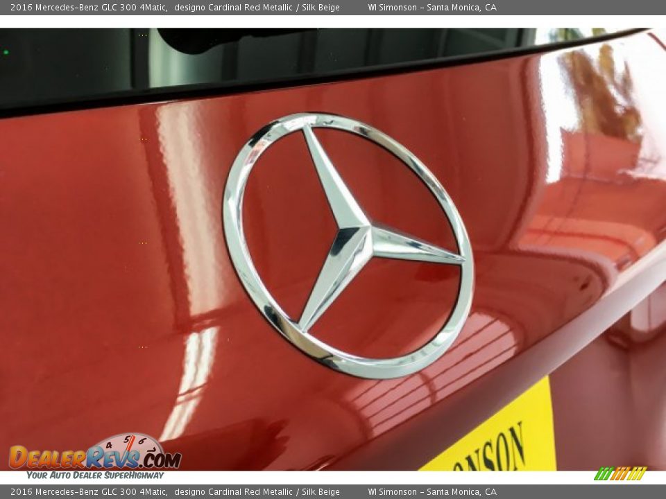 2016 Mercedes-Benz GLC 300 4Matic designo Cardinal Red Metallic / Silk Beige Photo #28
