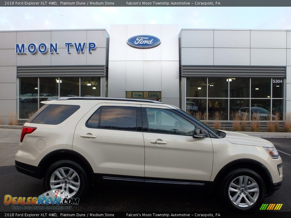 2018 Ford Explorer XLT 4WD Platinum Dune / Medium Stone Photo #1