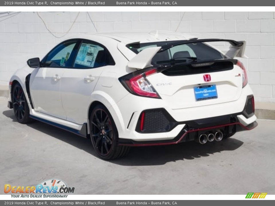 2019 Honda Civic Type R Championship White / Black/Red Photo #2