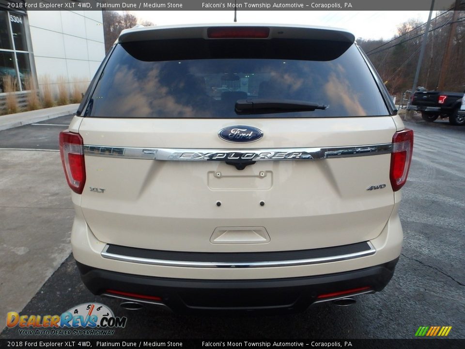 2018 Ford Explorer XLT 4WD Platinum Dune / Medium Stone Photo #3