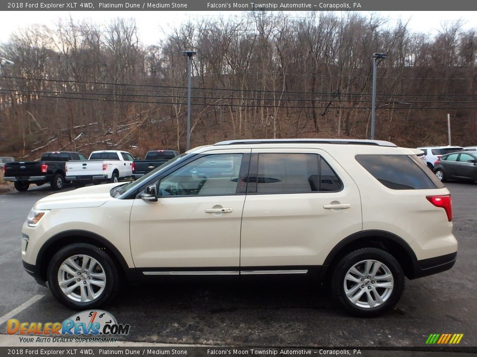 2018 Ford Explorer XLT 4WD Platinum Dune / Medium Stone Photo #6