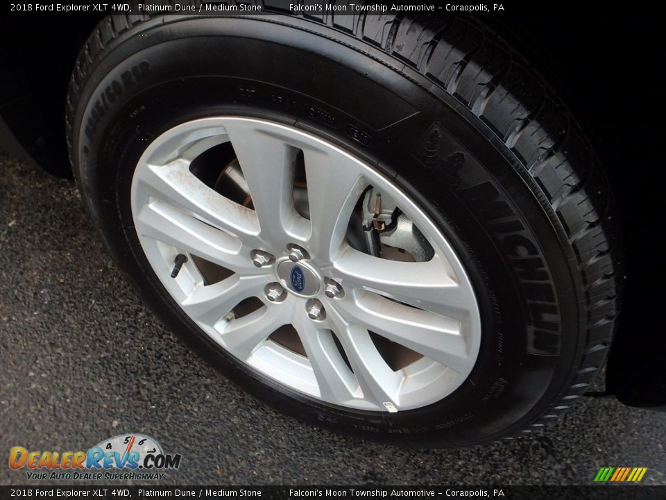 2018 Ford Explorer XLT 4WD Platinum Dune / Medium Stone Photo #10