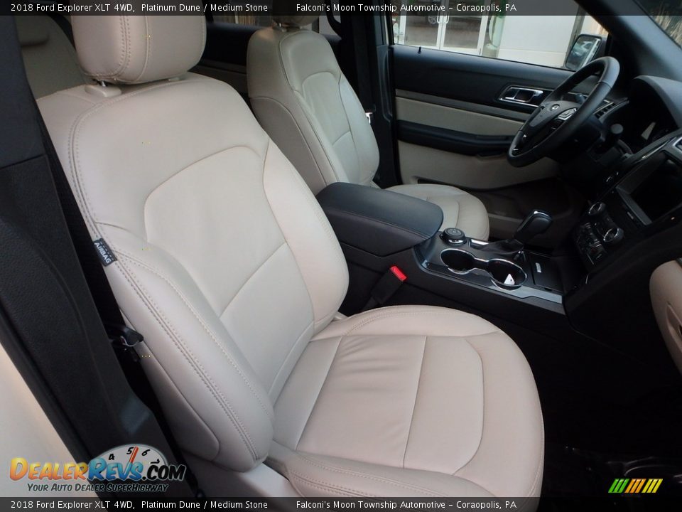 2018 Ford Explorer XLT 4WD Platinum Dune / Medium Stone Photo #11